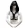 Rouge - Kapuzen-BDSM-Geschirr aus Premium-Kunstleder (schwarz)