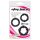 Bleibhart Ringe-Set Schwarz (3er)