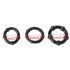 Bleibhart Ringe-Set Schwarz (3er)