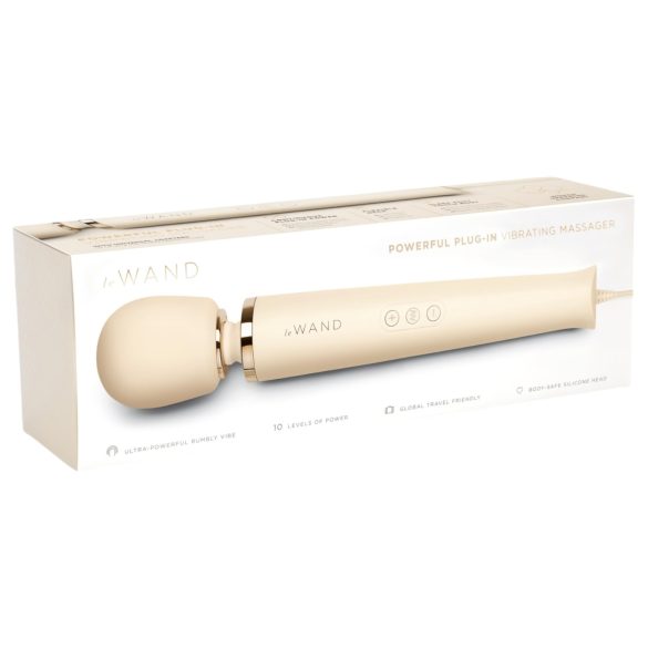 Le Wand - Exklusiver Netzbetriebener Massagestab (Beige)