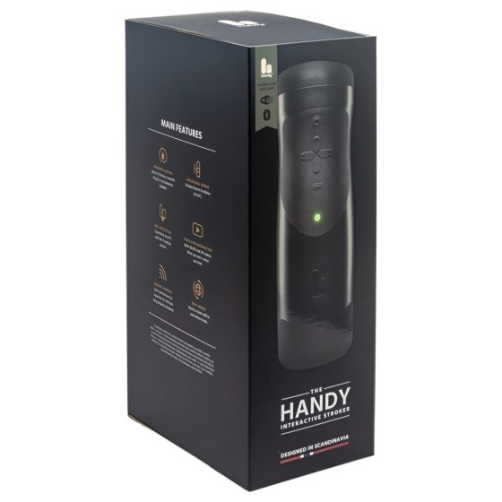 The Handy 1.1 - intelligente, netzbetriebene, VR-Masturbator (schwarz)