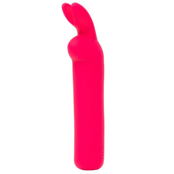 Happyrabbit Bullet - wiederaufladbare, kaninchenförmige Stabvibrator (rosa)