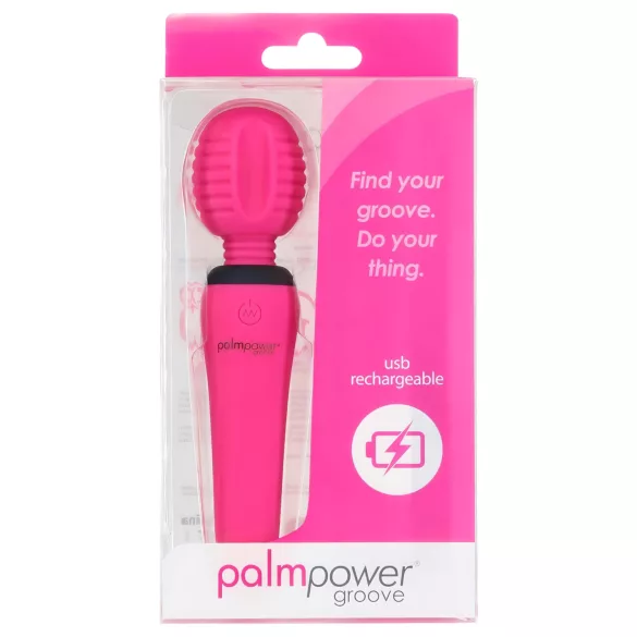PalmPower groove - wiederaufladbarer Massagestab (pink)