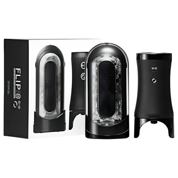 TENGA Flip 0 Elektronik - Automatischer Masturbator (schwarz)