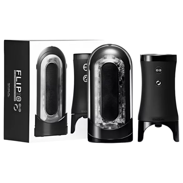 TENGA Flip 0 Electronic - automatischer Masturbator (schwarz)