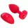 b-Vibe Heart - wiederaufladbarer, funkferngesteuerter Analvibrator (rot)