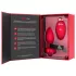 b-Vibe Heart - wiederaufladbarer, funkferngesteuerter Analvibrator (rot)