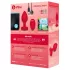 b-Vibe Heart - wiederaufladbarer, funkferngesteuerter Analvibrator (rot)