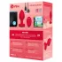 b-Vibe Heart - wiederaufladbarer, funkferngesteuerter Analvibrator (rot)