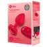 b-Vibe Heart - wiederaufladbarer, funkferngesteuerter Analvibrator (rot)