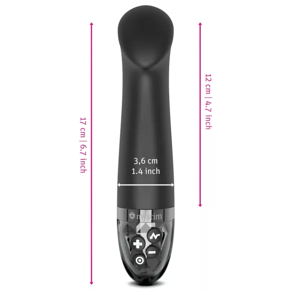 mystim Right on Ron E-Stim - Elektro G-Punkt Vibrator (schwarz)