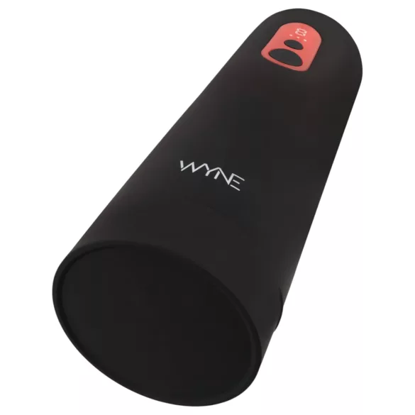 WYNE 08 - Akku Masturbator mit Auf-Ab-Bewegung (schwarz)