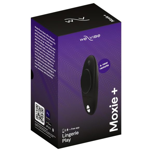 We-Vibe Moxie+ - kabelloser Smart-Vibrator für die Klitoris (schwarz)