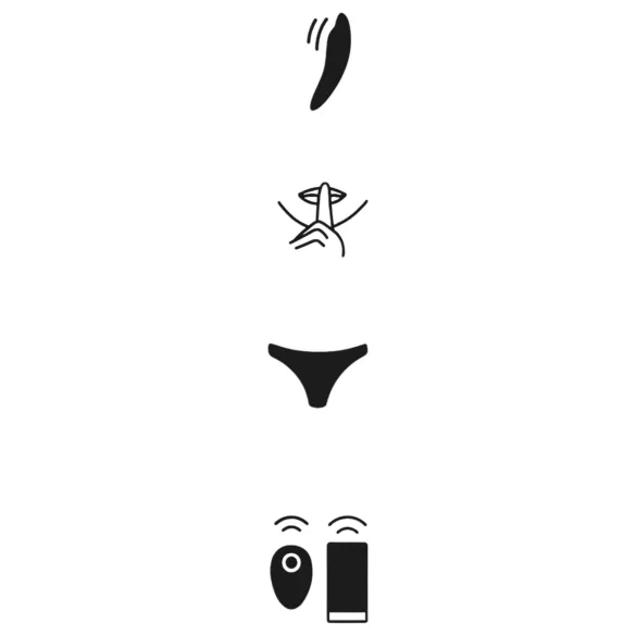 We-Vibe Moxie+ - Klitorisstimulator mit App- und Fernbedienungssteuerung (schwarz)