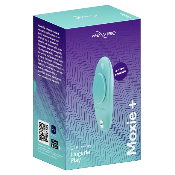 We-Vibe Moxie+ - kabelloser, smarter Klitorisstimulator (türkis)