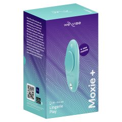   We-Vibe Moxie+ - Wiederaufladbarer, funkgesteuerter, intelligenter Klitoris-Vibrator (türkis)