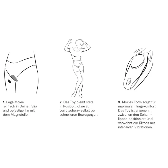 We-Vibe Moxie+ - kabelloser, smarter Klitorisstimulator (türkis)