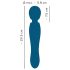 You2Toys Grande - Wiederaufladbarer Massagestab (Blau)