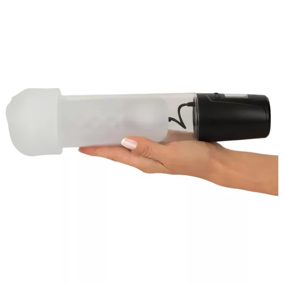 Mister Boner - Akku-Penis-Pumpe, automatisch (schwarz-klar)