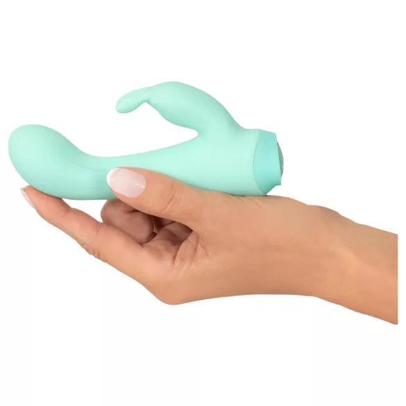 Cuties Mini 4 - Akku, wasserdichter Hasenvibrator (grün)