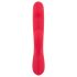 Smile Pulsierender Hase - Akkubetriebener 3-Motor-Vibrator (Rot)