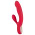 Smile Pulsierender Hase - Akkubetriebener 3-Motor-Vibrator (Rot)
