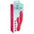 Smile Pulsierender Hase - Akkubetriebener 3-Motor-Vibrator (Rot)