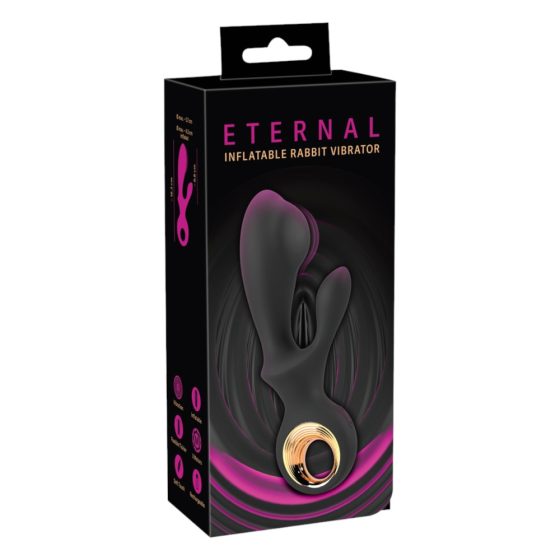 Eternal - Aufblasbarer Klitorisvibrator (Schwarz)