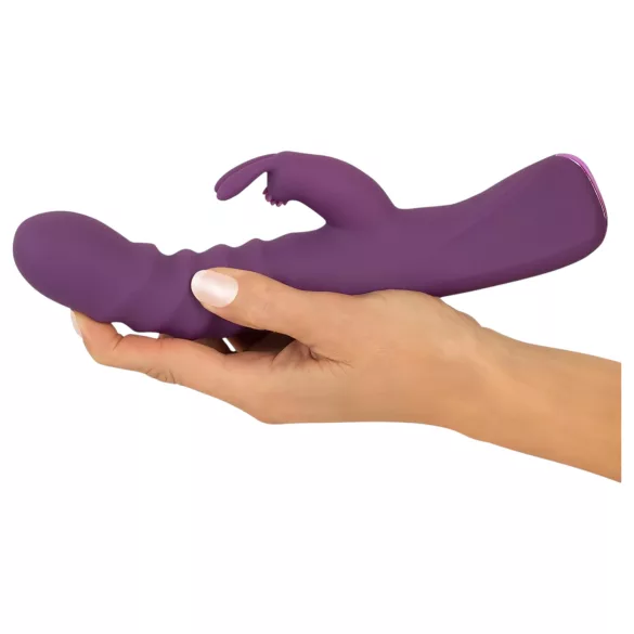 Javida - Stoßvibrator mit Klitorisarm (lila)