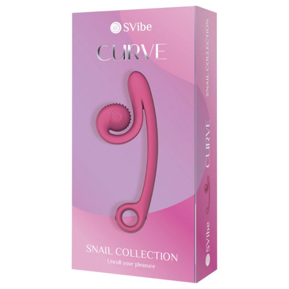 Snail Vibe Curve - 2in1 Klitorisvibrator (Pink)