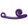 Snail Vibe Curve - 2in1 Klitoris Stimulation Violett