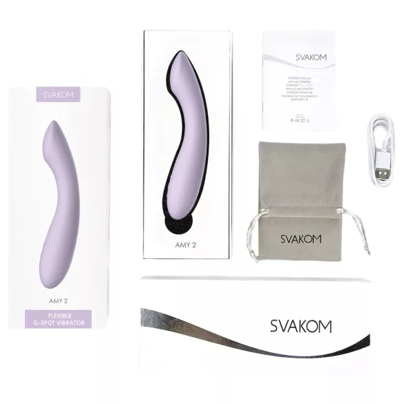 Svakom Amy 2 - Akku G-Punkt-Vibrator, wasserdicht (lila)