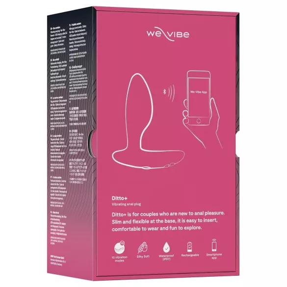 We-Vibe Ditto+ - smart Akku Analvibrator (pink)