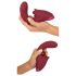 Javida - 3in1 Zungenvibrator (rot)
