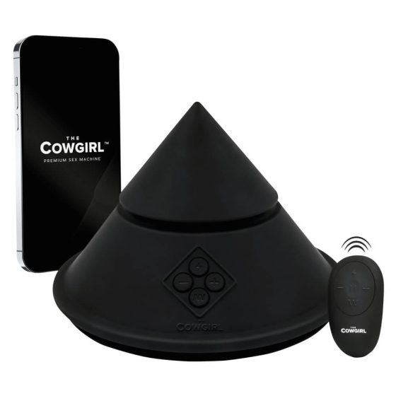 The Cowgirl Cone - intelligenter Sexmaschine mit verschiedenen Aufsätzen (schwarz)