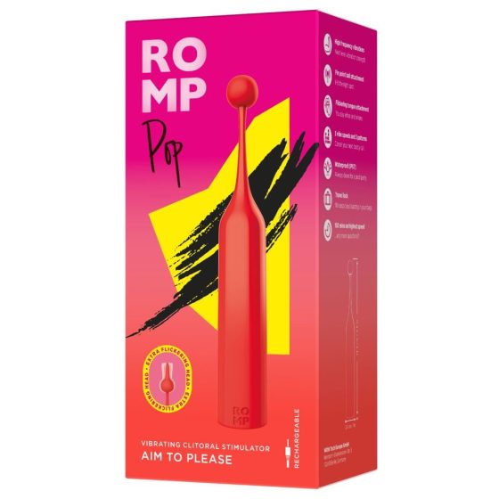 ROMP Pop - Lustpunkt Minivibrator (Rot)