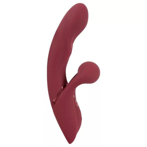 Javida 2 Funktion Rabbit - Akku Klitoris-Vibrator (Rot)