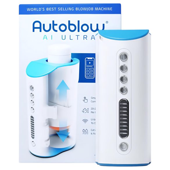 Autoblow A.I. Ultra - Netzbetrieb Super Mund Masturbator (Weiß)
