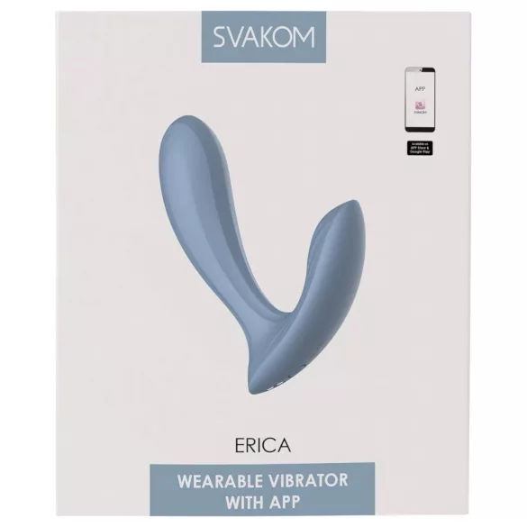 Svakom Erica - intelligenter tragbarer Vibrator - (blau)