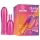 Durex Tease & Vibe - Stabvibrator mit Hasenklitorisstimulator (pink)
