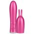 Durex Tease & Vibe - Stabvibrator mit Häschen-Klitoralstimulant (Rosa)