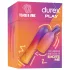 Durex Tease & Vibe - Stabvibrator mit Hasenklitorisstimulator (pink)