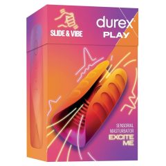   Durex Slide & Vibe - wiederaufladbarer, wasserdichter Eichelvibrator (pink)