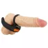 Rebel - vibrierender Penisring & Hoden-Vibrator (schwarz)