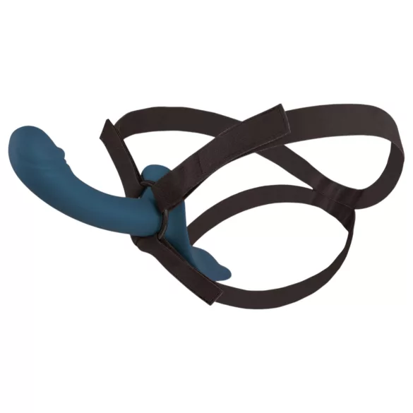 You2Toys - Analdildo-Set zum Anschnallen (schwarz-blau)