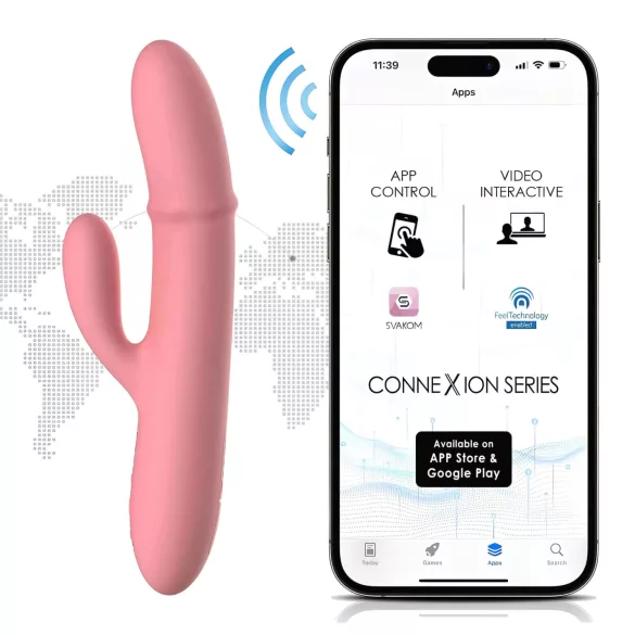 Svakom Mora Neo - Intelligenter Klitoris-Perlenvibrator (Pink)
