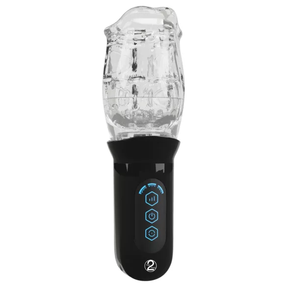Stroker - vibrierender, rotierender Masturbator (transparent)