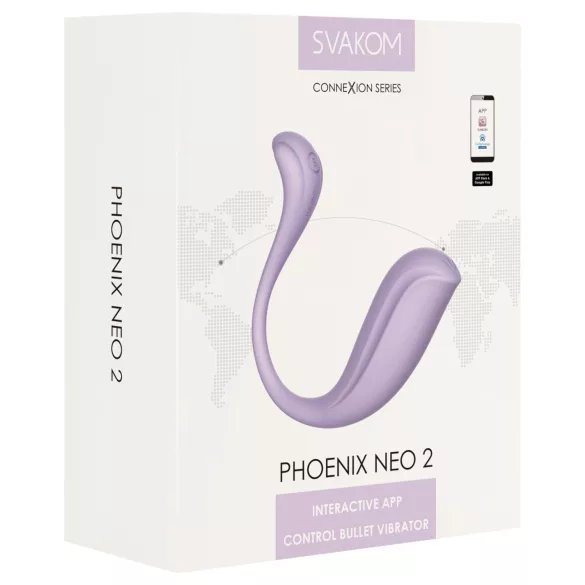 Svakom Phoenix Neo 2 - Smart Vibro-Ei (Lila)
