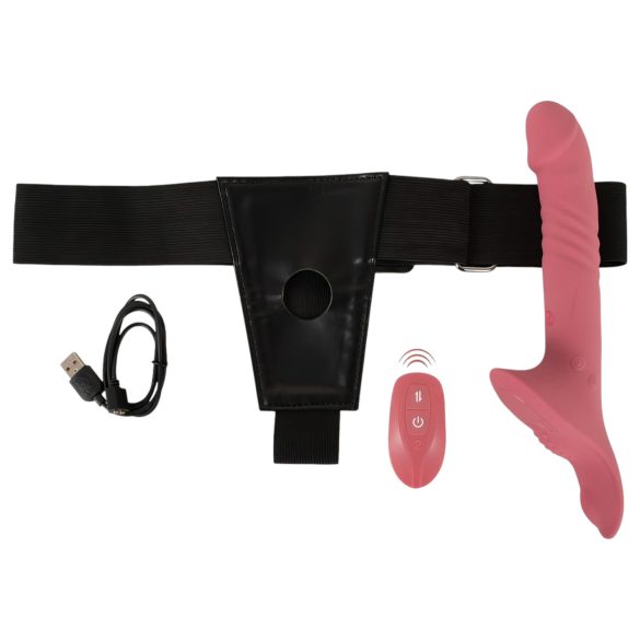 You2Toys - Strap-On Vibrator Set (Rot)