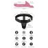 You2Toys - Strap-On Vibrator Set (Rot)